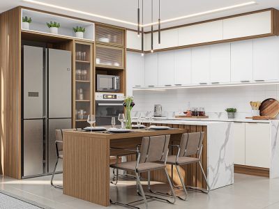 COZINHA FREIJO BRANCO DIAMENTE planejado